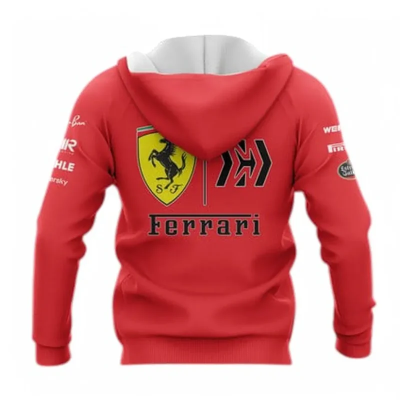 Red Supercar Hoodie, All Over Print Hoodie Red Supercar CAR40704092501 - Image 2
