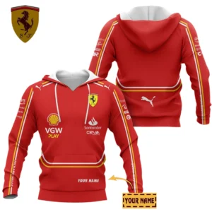 Red Supercar Hoodie, All Over Print Hoodie Red Supercar CAR41304142500