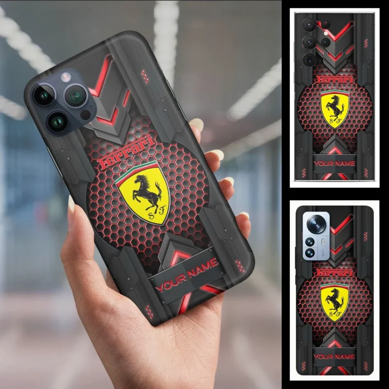 Red Supercar Phone Case All Over Print For Red Supercar Fan CAR457051725493