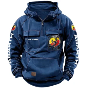 Car Hoodie Tactical Quarter Zip, Hoodie Exclusive Logo For Car Lovers CAR164022425148 - Dark Blue