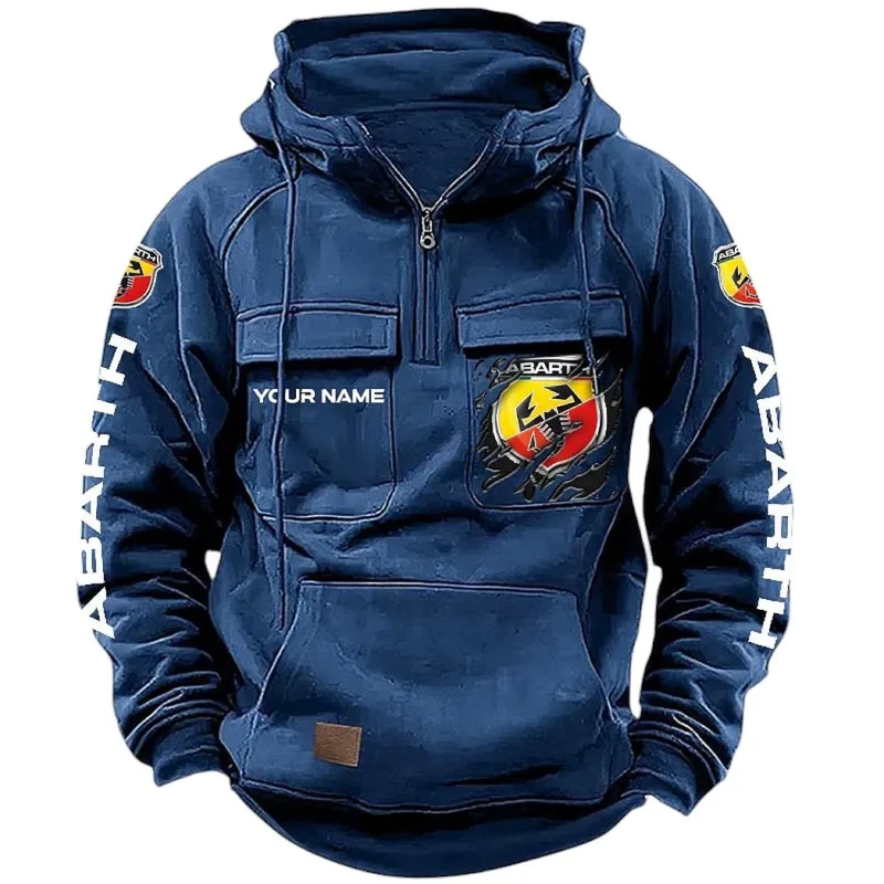 Car Hoodie Tactical Quarter Zip, Hoodie Exclusive Logo For Car Lovers CAR164022425148 - Dark Blue