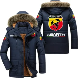 Car Parka hoodie, Coat with Hood Exclusive Logo For Car Motorcycles Lovers CAR7002082025 - Navy