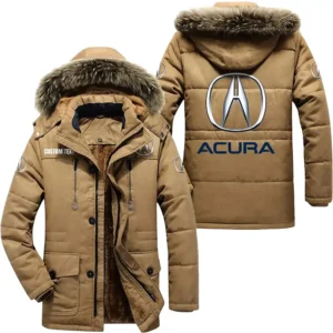 PerforTrucksce Car Parka hoodie, Coat with Hood Exclusive Logo For Car Motorcycles Lovers CAR7002082026 - Khaki