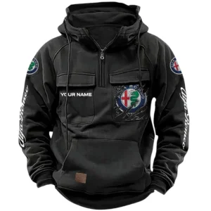 Legendary Car Hoodie Tactical Quarter Zip, Hoodie Exclusive Logo For Legendary Car Lovers CAR164022425154 - Black