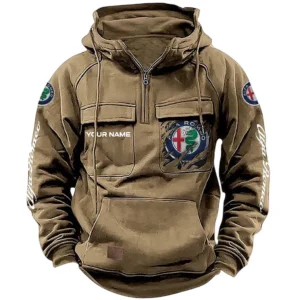 Legendary Car Hoodie Tactical Quarter Zip, Hoodie Exclusive Logo For Legendary Car Lovers CAR164022425154 - Khaki