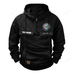 Legendary Car Hoodie Tactical Quarter Zip, Hoodie Exclusive Logo For Legendary Car Lovers - Black CAR109021425374-2