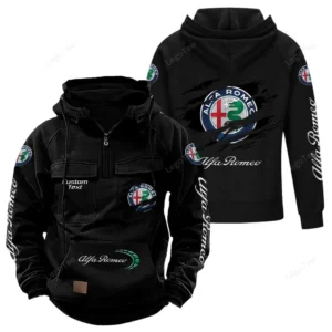 Legendary Car Hoodie Tactical Quarter Zip, Hoodie Exclusive Logo For Legendary Car Lovers - Black CAR122021425025-2