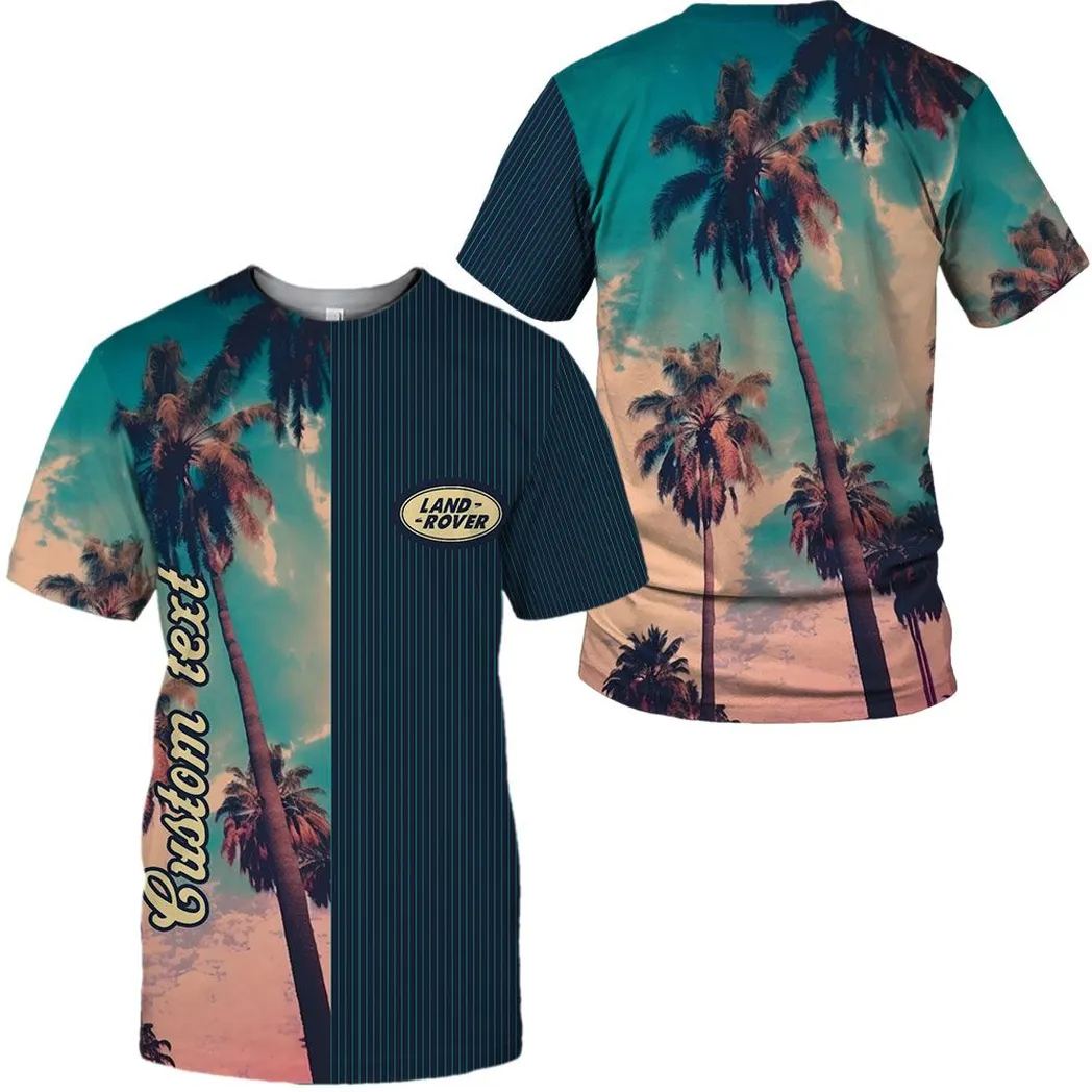 All-Terrain SUV Fans Gift T-Shirt, Shirt Vintage Palm Style For Car Owners, Custom Name CAR431041625448