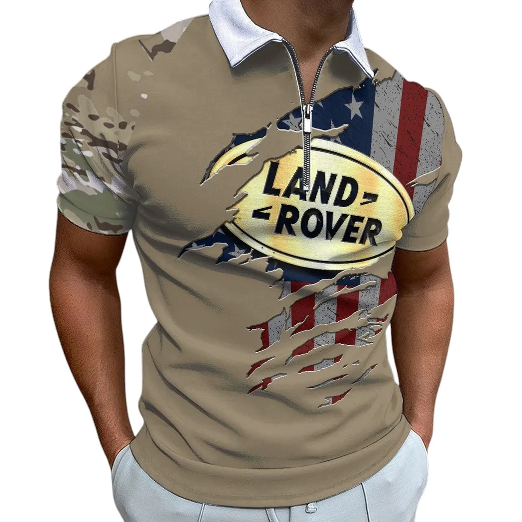 All-Terrain SUV Fans Gift Zipper Polo Shirt, Shirt Exclusive Logo For All-Terrain SUV Lovers CAR340213046-1