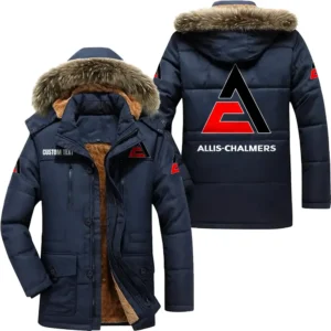 Tractor Parka hoodie, Coat with Hood Exclusive Logo For Car Motorcycles Lovers CAR7002082028 - Navy