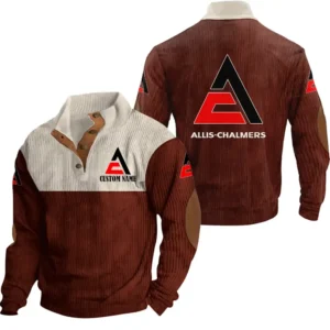 Tractor Men's Stand Up Collar Base Shirt, Collar Hoodie Exclusive Logo For Car Motorcycles Fans CAR20012027 - Red