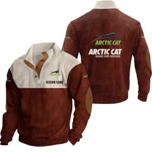 Off-Road Motors Men's Stand Up Collar Base Shirt, Collar Hoodie Exclusive Logo For Car Motorcycles Fans CAR20012030 - Red