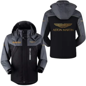 Car Outdoor Charging Suit, Exclusive Logo Fleece Truckket For Car Fans HFLJ0112312079 - Black