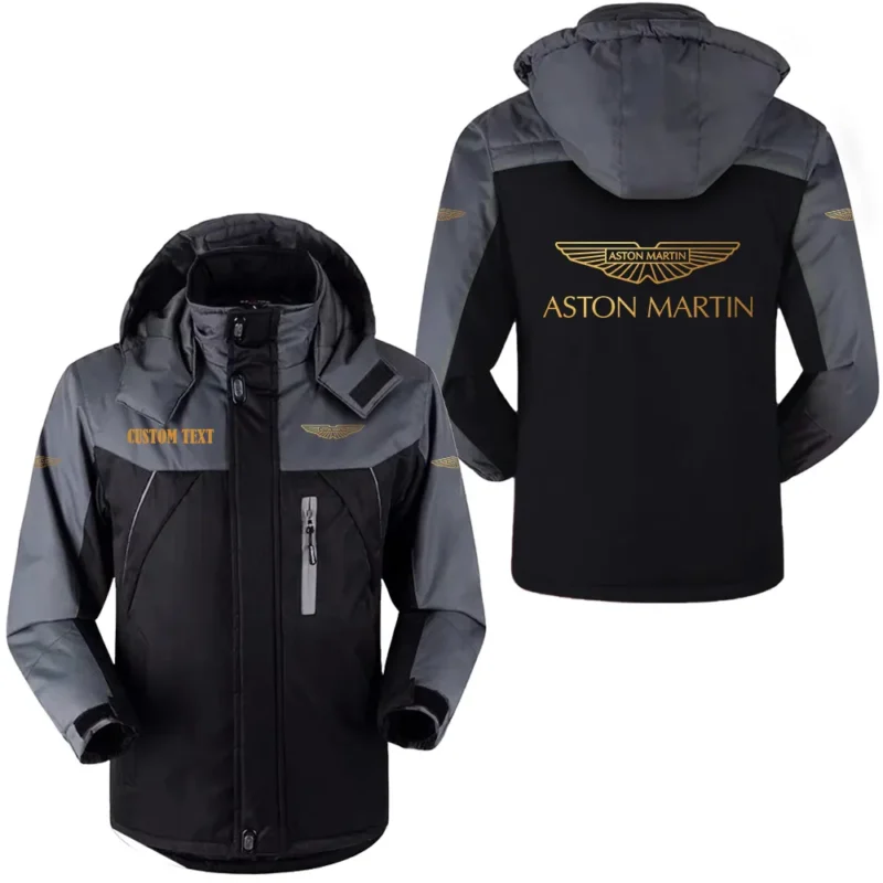 Car Outdoor Charging Suit, Exclusive Logo Fleece Truckket For Car Fans HFLJ0112312079 - Black
