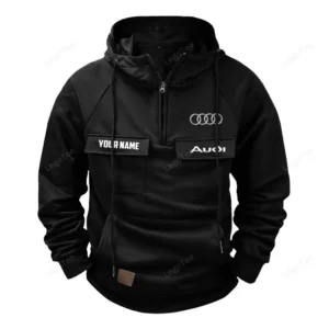 Luxury Car Hoodie Tactical Quarter Zip, Hoodie Exclusive Logo For Luxury Car Lovers - Black CAR109021425335-2