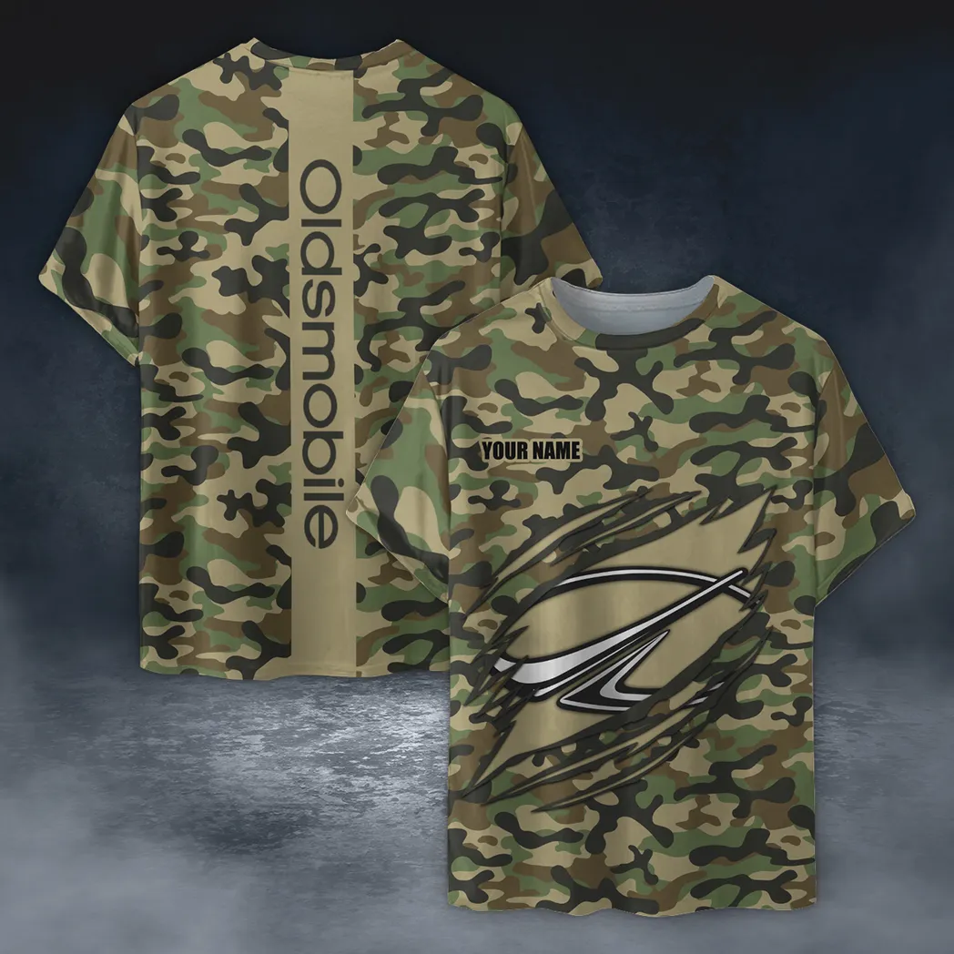 Auto Fans Gift T-Shirt, Shirt Camo Style For Car Owners, Custom Name CAR210040825725