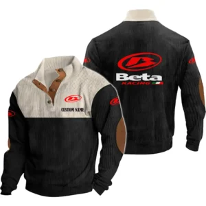 Motorbikes Men's Stand Up Collar Base Shirt, Collar Hoodie Exclusive Logo For Car Motorcycles Fans CAR20012036 - Black