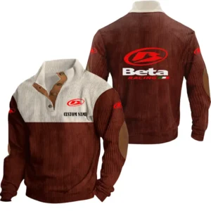 Motorbikes Men's Stand Up Collar Base Shirt, Collar Hoodie Exclusive Logo For Car Motorcycles Fans CAR20012036 - Red