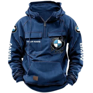 Luxury Auto Hoodie Tactical Quarter Zip, Hoodie Exclusive Logo For Luxury Auto Lovers CAR164022425189 - Dark Blue
