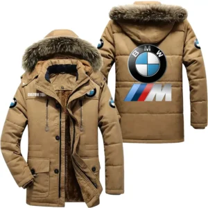 Luxury Auto3 Parka hoodie, Coat with Hood Exclusive Logo For Car Motorcycles Lovers CAR7002082047 - Khaki