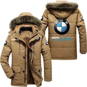 Luxury Auto Parka hoodie, Coat with Hood Exclusive Logo For Car Motorcycles Lovers CAR7002082045 - Khaki
