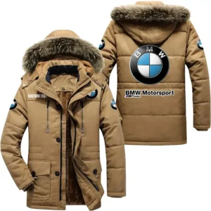 Luxury Auto rallye Parka hoodie, Coat with Hood Exclusive Logo For Car Motorcycles Lovers CAR7002082051 - Khaki