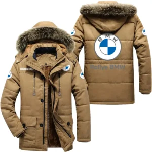 Luxury Auto Parka hoodie, Coat with Hood Exclusive Logo For Car Motorcycles Lovers CAR7002082052 - Khaki