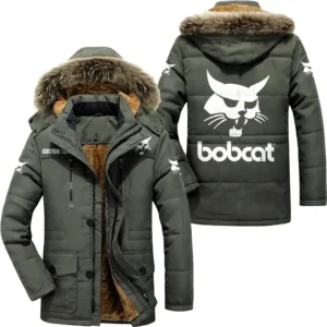 Vintage Auto Parka hoodie, Coat with Hood Exclusive Logo For Car Motorcycles Lovers CAR7002082054 - Army Green