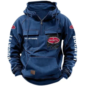 High-Speed Car Hoodie Tactical Quarter Zip, Hoodie Exclusive Logo For High-Speed Car Lovers CAR164022425152 - Dark Blue