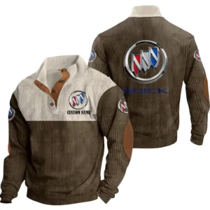 Vintage Sedan Men's Stand Up Collar Base Shirt, Collar Hoodie Exclusive Logo For Car Motorcycles Fans CAR20012040 - Brown