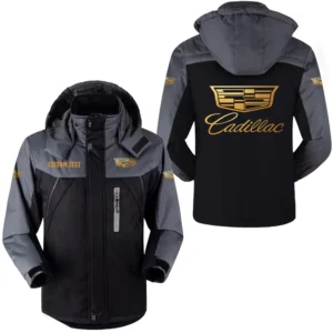 Vintage High-End Auto Outdoor Charging Suit, Exclusive Logo Fleece Truckket For Car Fans HFLJ0112312026 - Black