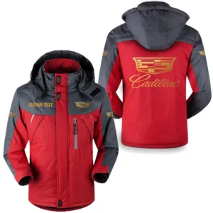 Vintage High-End Auto Outdoor Charging Suit, Exclusive Logo Fleece Truckket For Car Fans HFLJ0112312026 - Red