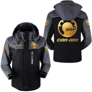 3 Wheel Motorcycles Outdoor Charging Suit, Exclusive Logo Fleece Truckket For Car Fans HFLJ0112312027 - Black