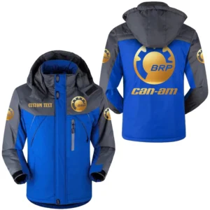 3 Wheel Motorcycles Outdoor Charging Suit, Exclusive Logo Fleece Truckket For Car Fans HFLJ0112312027 - Blue