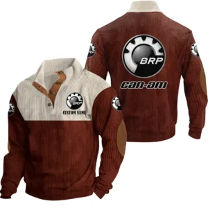 3 Wheel Motorcycles Men's Stand Up Collar Base Shirt, Collar Hoodie Exclusive Logo For Car Motorcycles Fans CAR20012043 - Red