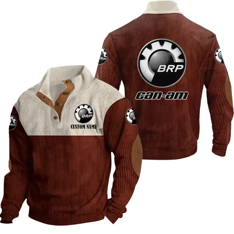 3 Wheel Motorcycles Men's Stand Up Collar Base Shirt, Collar Hoodie Exclusive Logo For Car Motorcycles Fans CAR20012043 - Red