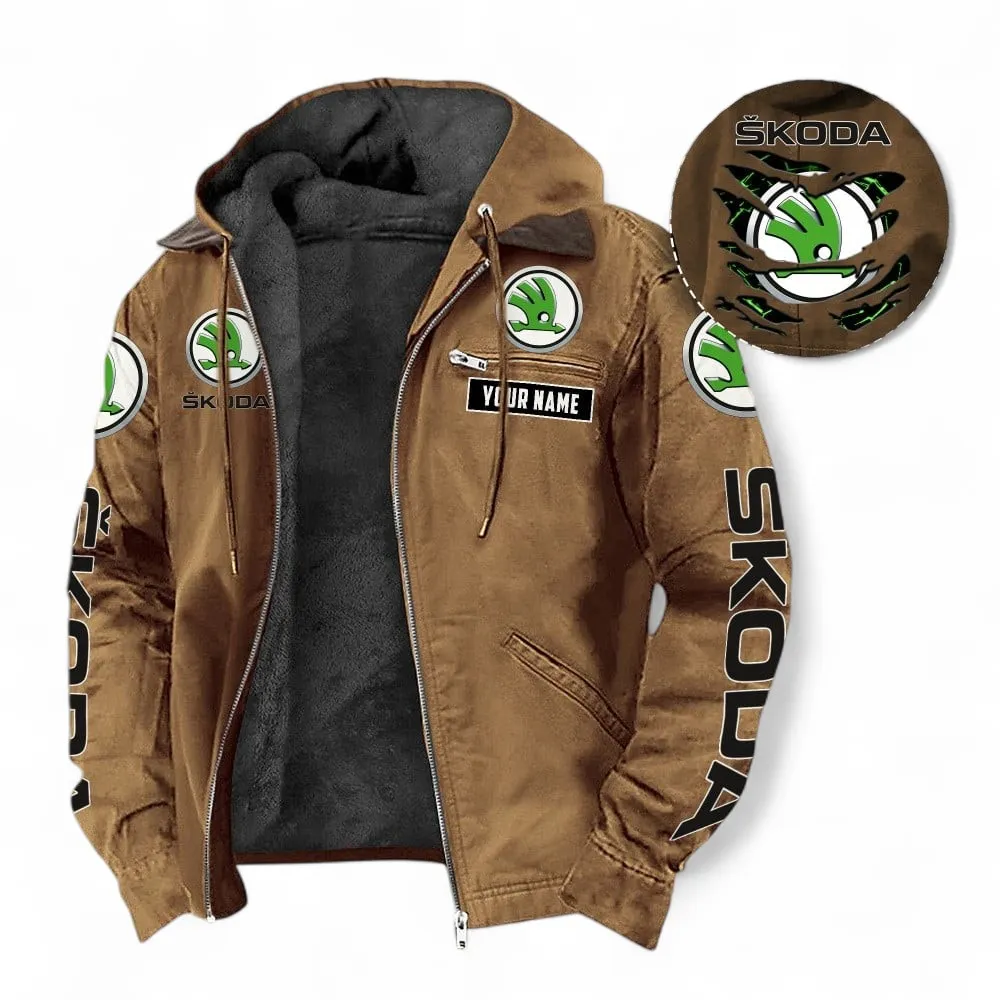 Car Auto Fans Gift Hooded And Flannel Hoodie, Jacket Exclusive Logo For Car Owners, Custom Name CAR391072125729-Camel