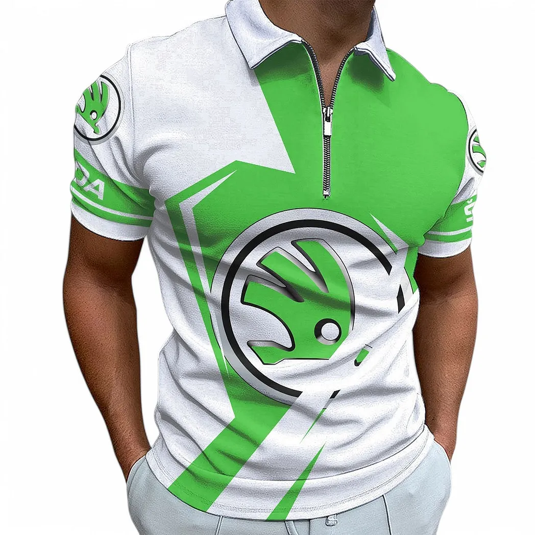 Car Auto Fans Gift Zipper Polo Shirt, Polo Shirt All Over Print For Car Auto Fan CAR68022125973