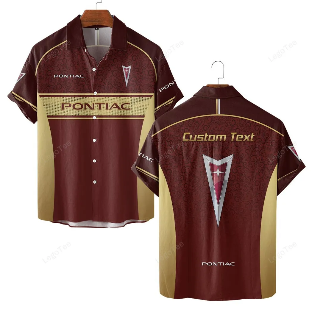 Car Fans Gift Hawaiian Shirt, Button up Shirt Exclusive Logo For Car Lovers, Custom Name CAR137021325938-3