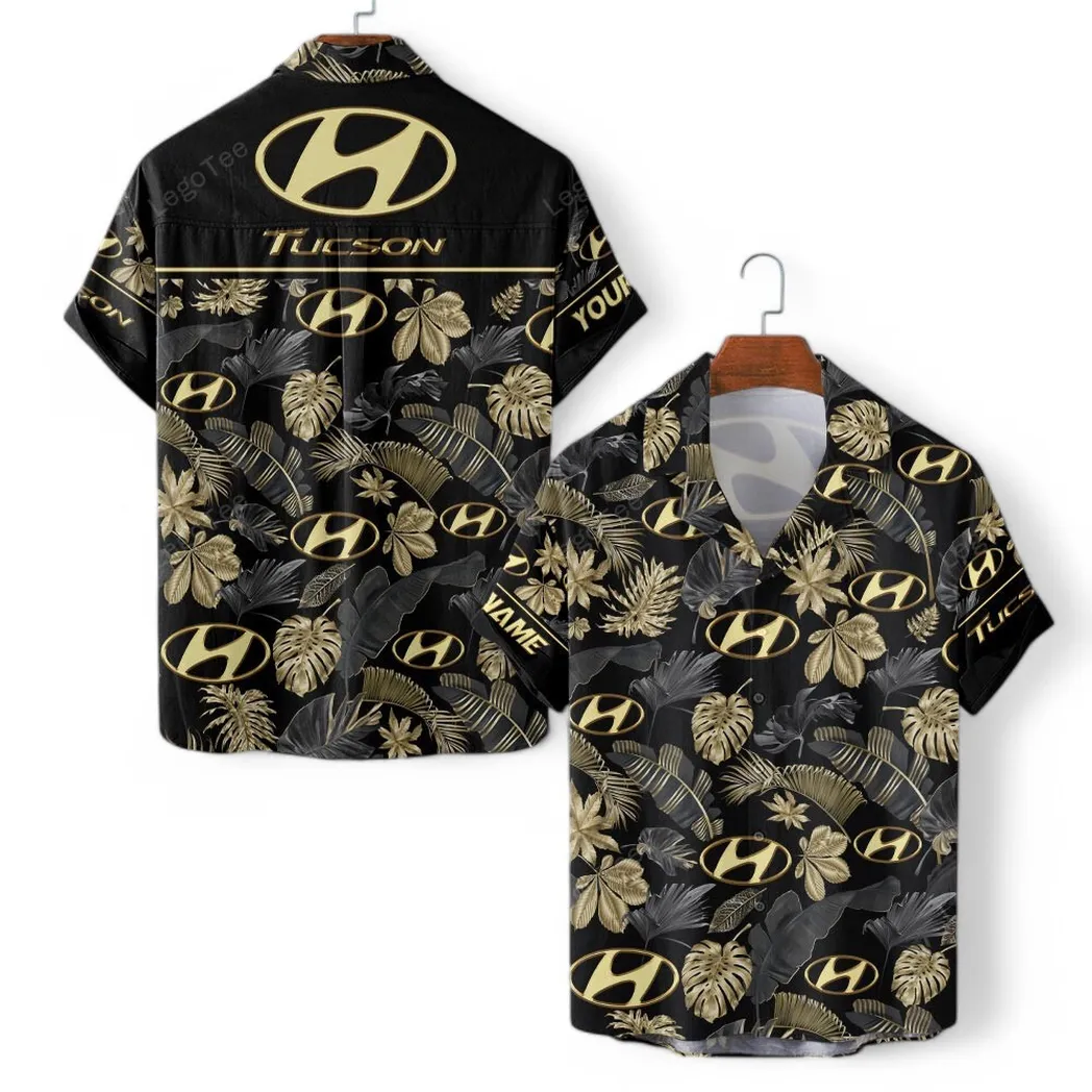 Car Fans Gift Hawaiian Shirt, Button up Shirt Exclusive Logo For Car Lovers, Custom Name CAR139021125133-2