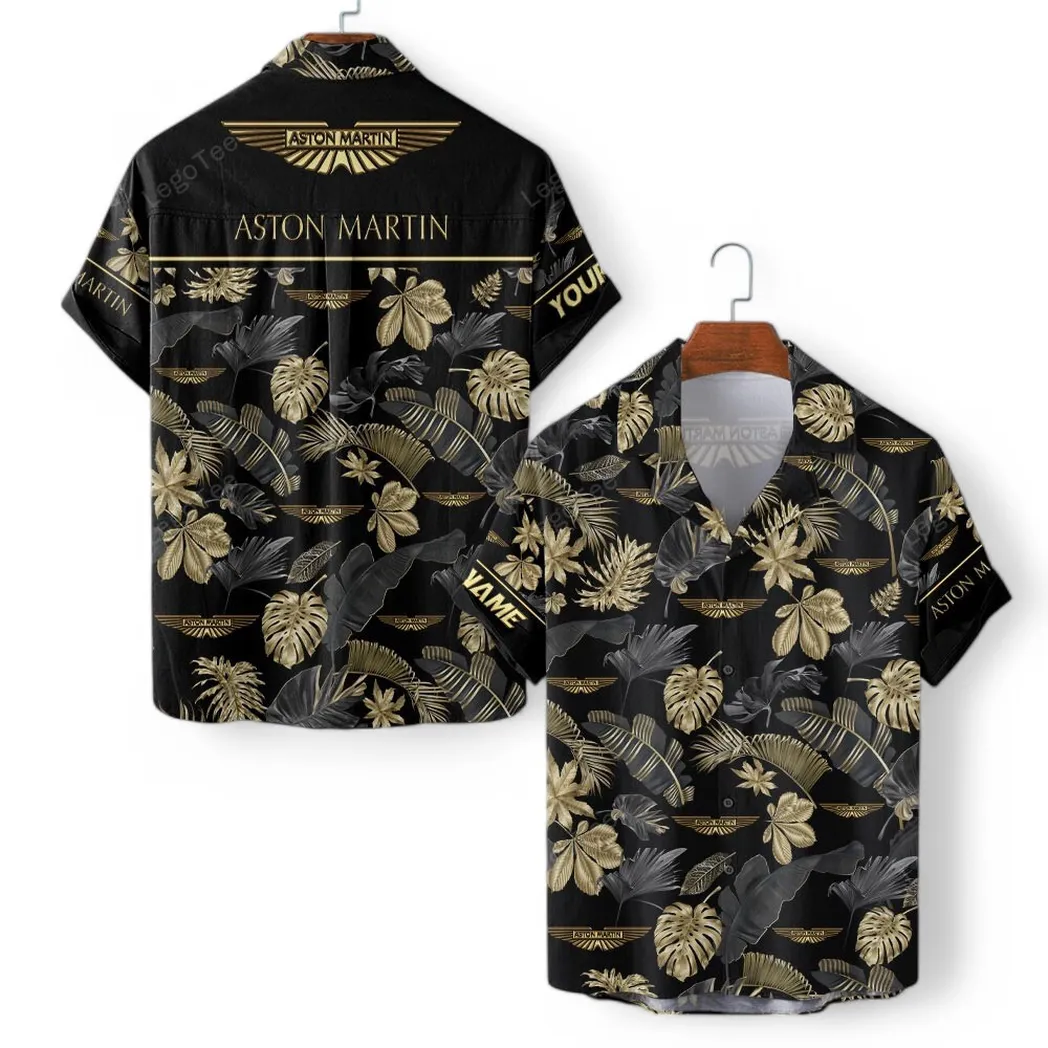 Car Fans Gift Hawaiian Shirt, Button up Shirt Exclusive Logo For Car Lovers, Custom Name CAR139021125134-2
