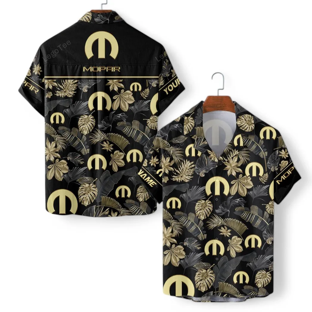 Car Fans Gift Hawaiian Shirt, Button up Shirt Exclusive Logo For Car Lovers, Custom Name CAR139021125199-2