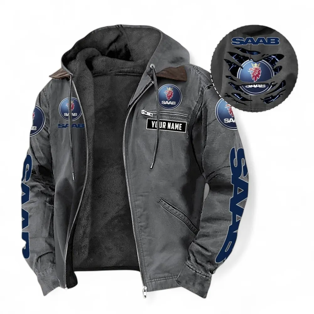 Car Fans Gift Hooded And Flannel Hoodie, Jacket Exclusive Logo For Car Lovers, Custom Name CAR391072125731-Gray