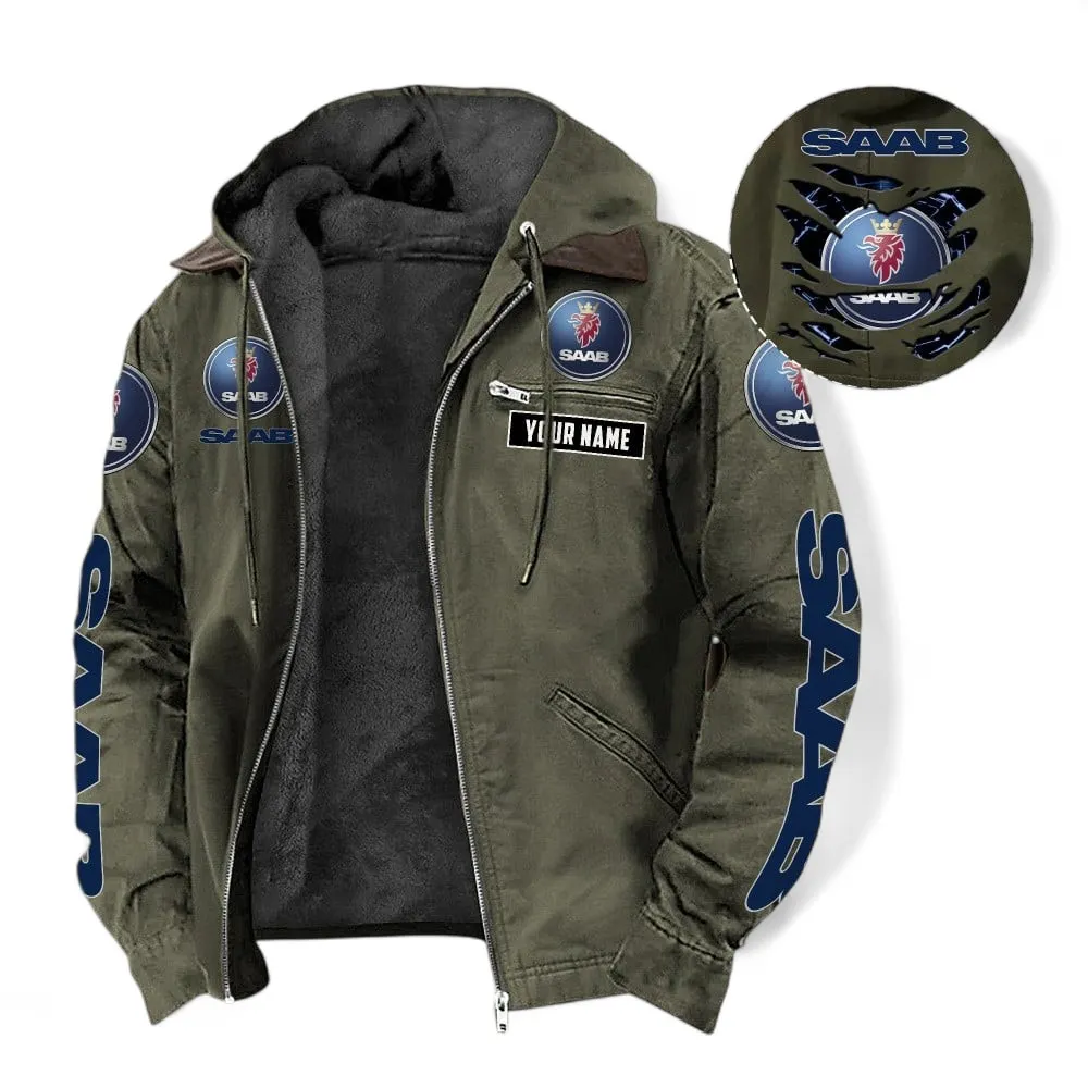 Car Fans Gift Hooded And Flannel Hoodie, Jacket Exclusive Logo For Car Lovers, Custom Name CAR391072125731-Green