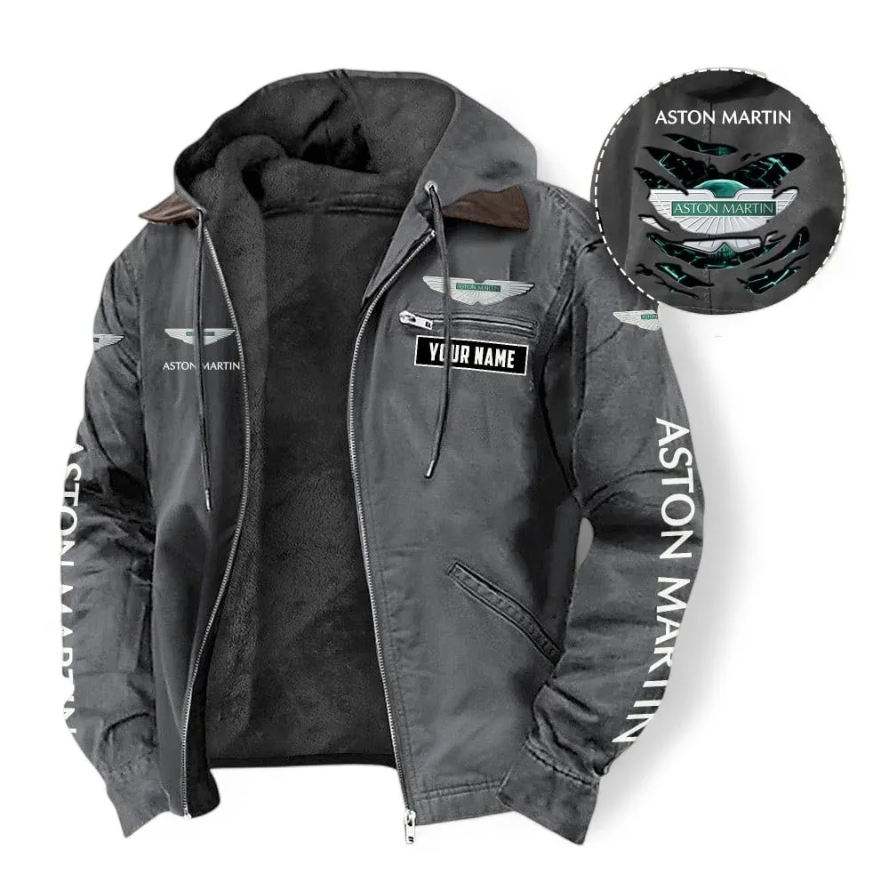 Car Fans Gift Hooded And Flannel Hoodie, Jacket Exclusive Logo For Car Owners, Custom Name CAR391072125705-Gray
