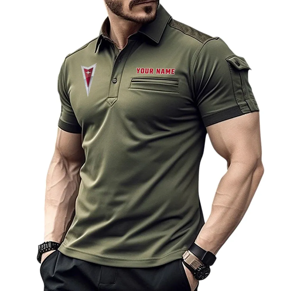 Car Fans Gift Pocket Polo Shirt, Polo Shirt Exclusive Logo For Car Fan, Custom Name CAR445060325010 - Green