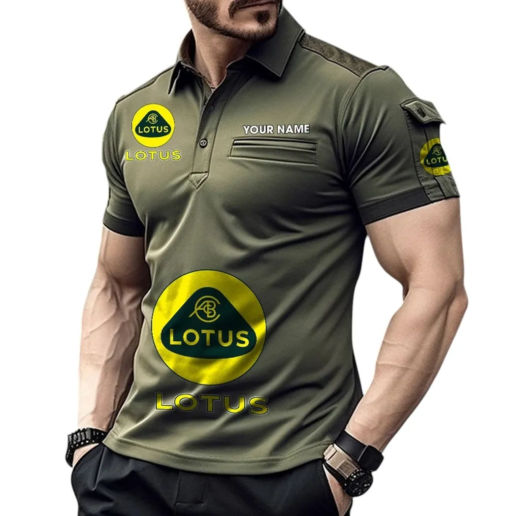 Car Fans Gift Pocket Polo Shirt, Polo Shirt Exclusive Logo For Car Fan, Custom Name CAR450051325355 - Green