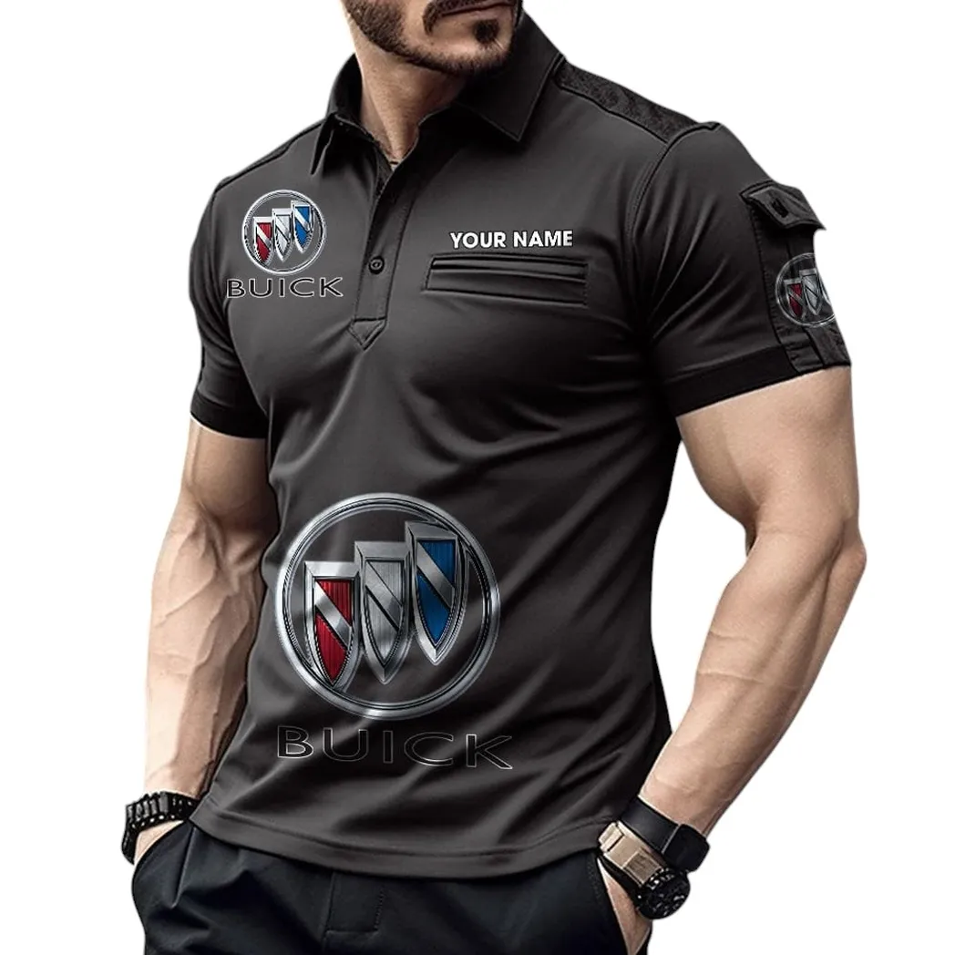 Car Fans Gift Pocket Polo Shirt, Polo Shirt Exclusive Logo For Car Fan, Custom Name CAR450051325367 - Black