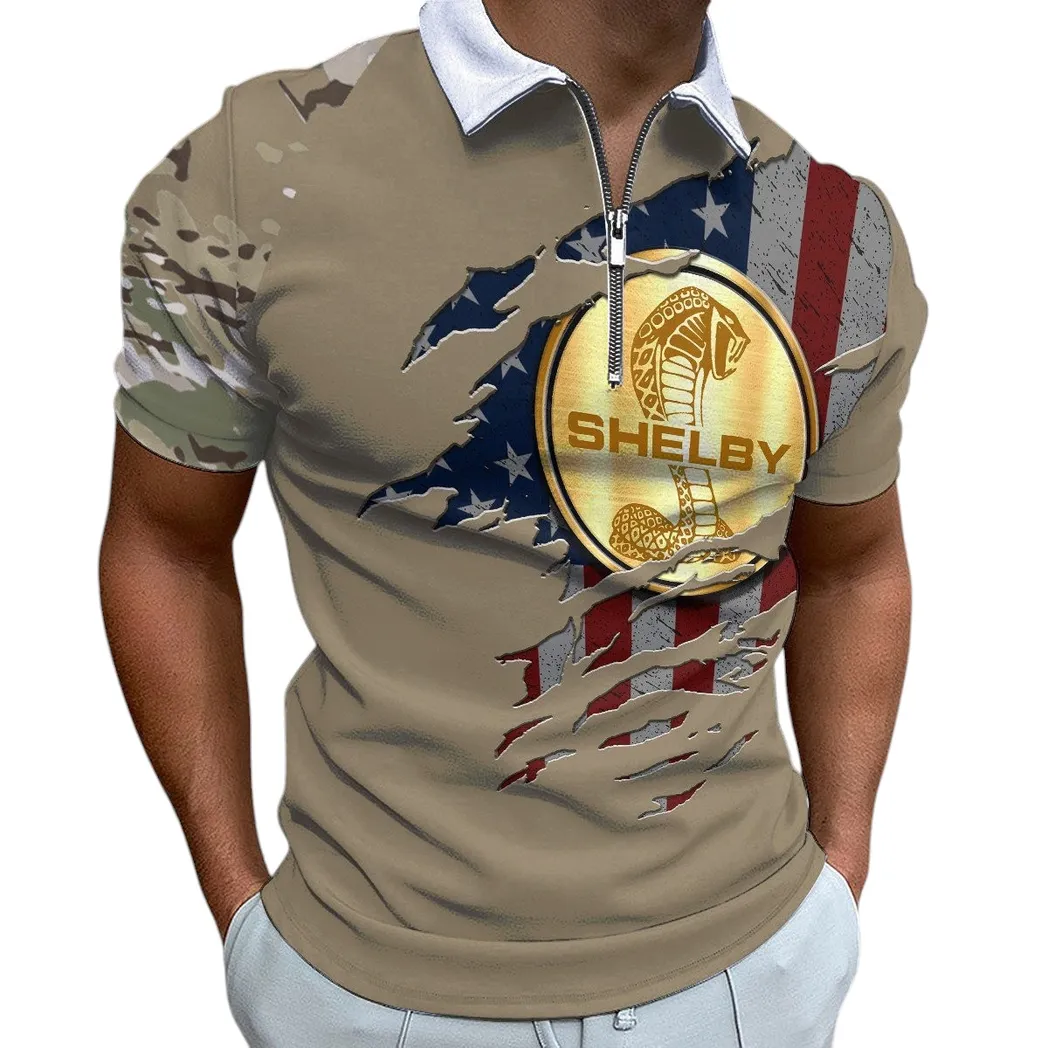 Car Fans Gift Zipper Polo Shirt, Shirt Exclusive Logo For Car Lovers CAR340213031-1