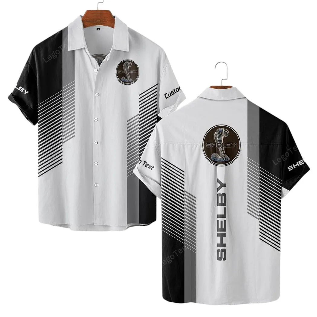 Car Lovers Gift Hawaiian Shirt, Button up Shirt Exclusive Logo For Car Lovers, Custom Name CAR10703122568
